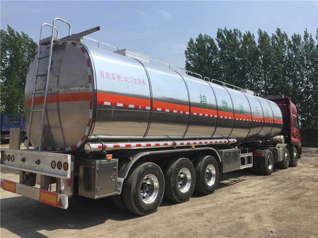 3 Axles And 4 Axles 60000 Liters Stainless Steel Oil Fuel Tanker Tank Semi Trailer