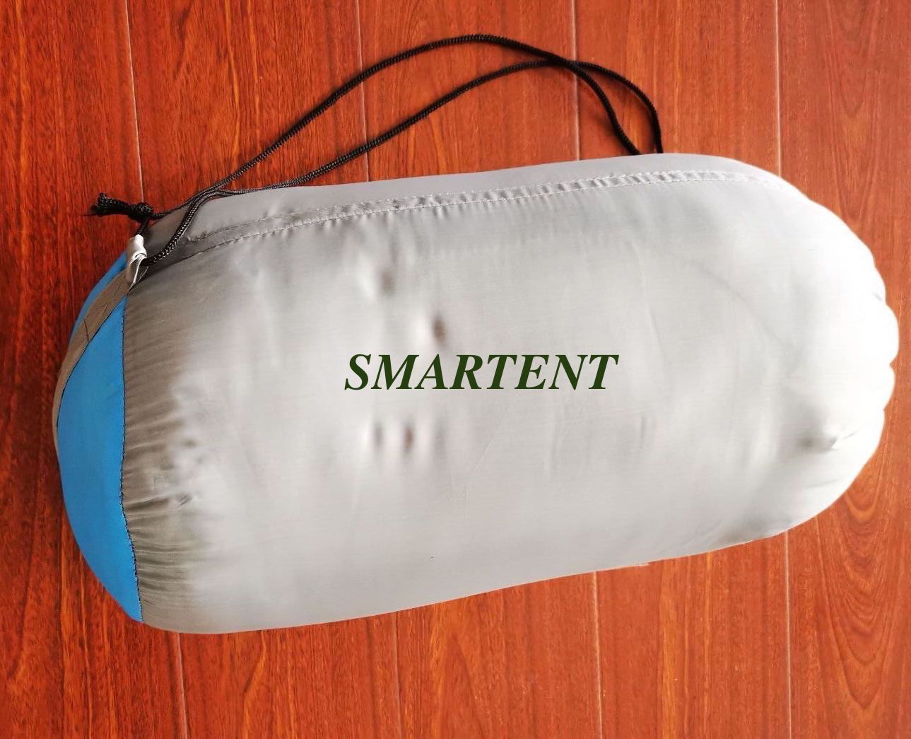 230x80x50CM Custom Black Orange Waterproof 190T Polyester Travel Mountain Sleeping Bags