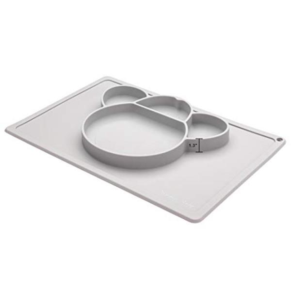 Rectangle Silicone Baby Products Silicon Plates For Babies Infant Placemat