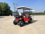 4 Seater Classic Red Electric Golf Car Customized Custom Colors And Logos With