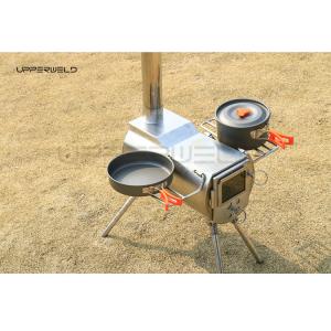 Quality Wood Burning Tent Stove for Camping Stainless Steel and 3.5 Inch Chimney Pipe Included wholesale