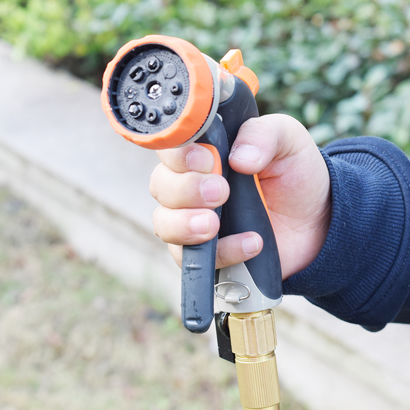 8 Patterns Garden Water 60PSI Metal Hose Spray Gun