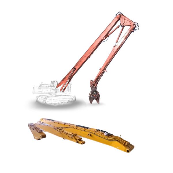 Hot Promotion 40-47T Excavator Extended Arm Long Reach Demolition Boom Arm Long