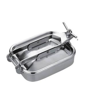 Quality Square Stainless Steel Manhole Cover Ss Hatch Cover Silicon Seal Material wholesale