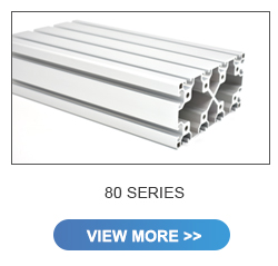 Square 6000 Series ISO9001 Black 20x20 Aluminium Profile