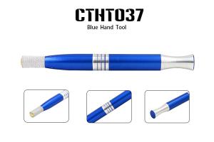 Quality Microblading Manual Tattoo Pen Blue Silver Permanent Makeup Pen wholesale