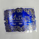 Aluminum 3D Emblem Wine Bottle Metal Logo Sticker Metal Badge Label Customized