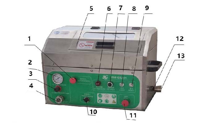 Dry Ice Blasting Machine to Clean the Steering Wheel Mould