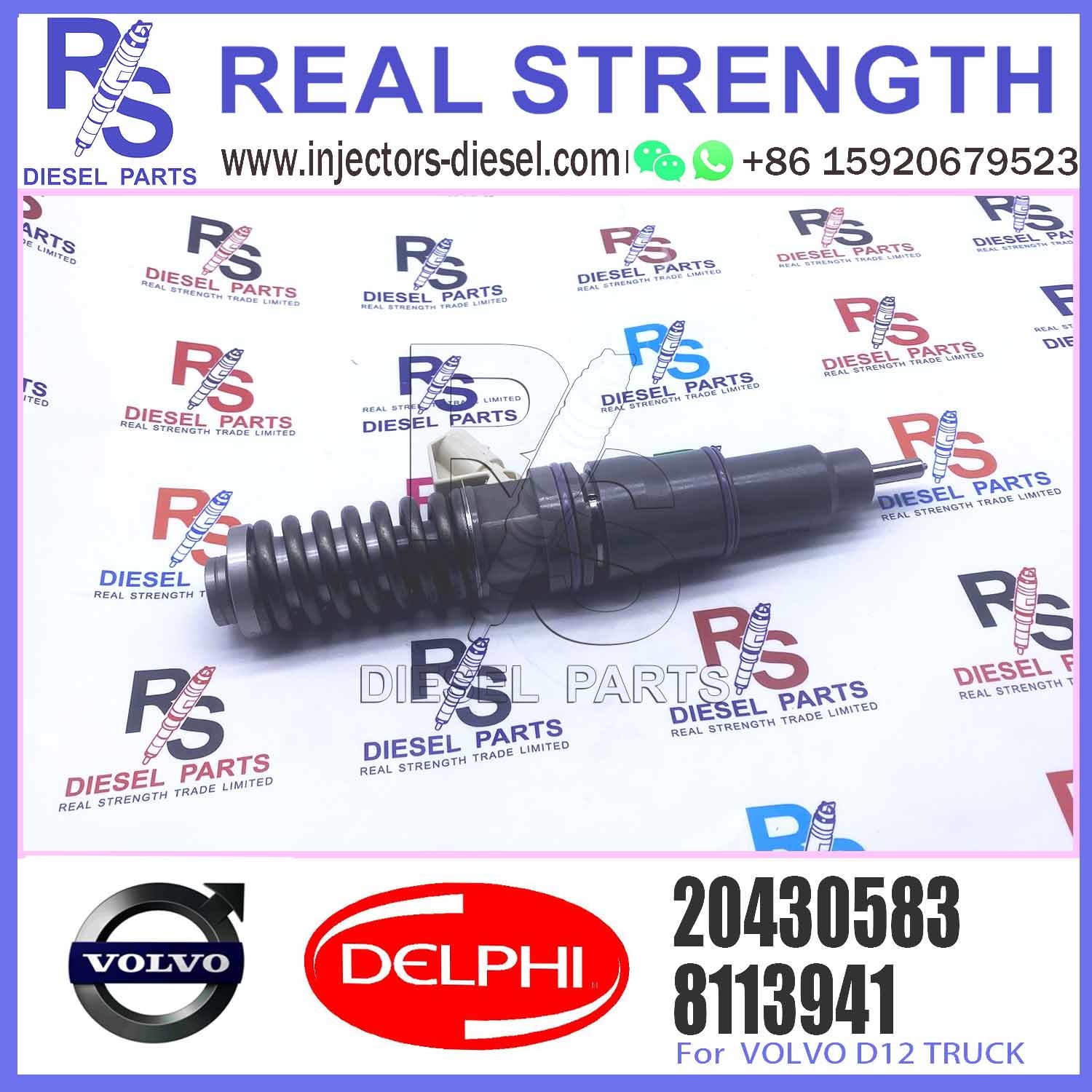 Diesel Engine Fuel Injector 20430583 21582096 For V-O-L-V EC360B EC460B Diesel Engine