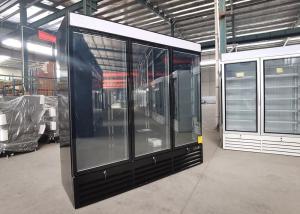 Quality SECOP 1380L Upright Display Freezer With Three Hinged Glass Door wholesale