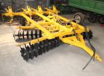 Once-over tillage machine