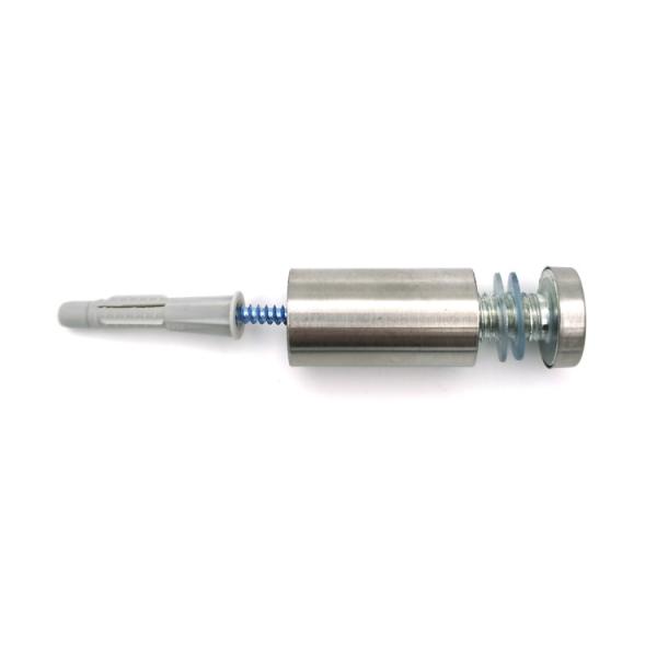 Display Fixture Cylinder Advertising Screw Stainless Steel Stand Off Glass