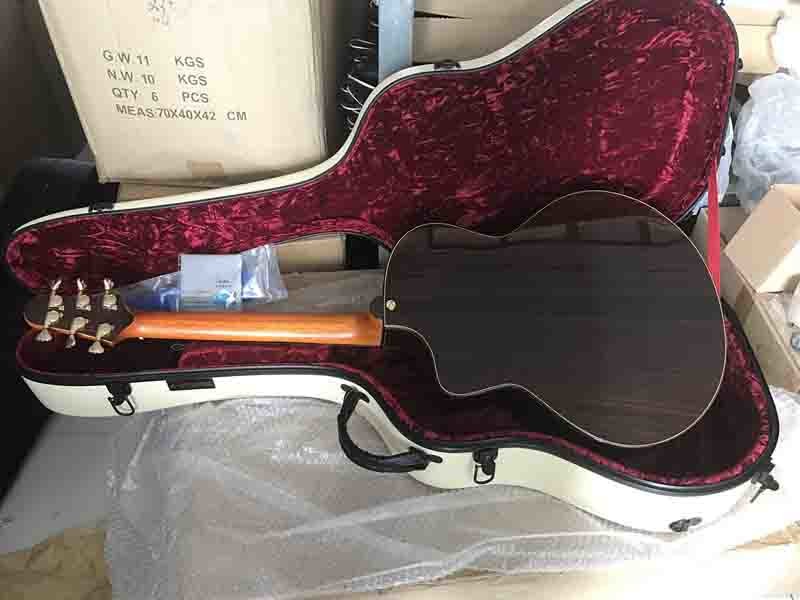 Yulong Guo Handmade Double Top Koa Body Concert Grade Classical Guitar