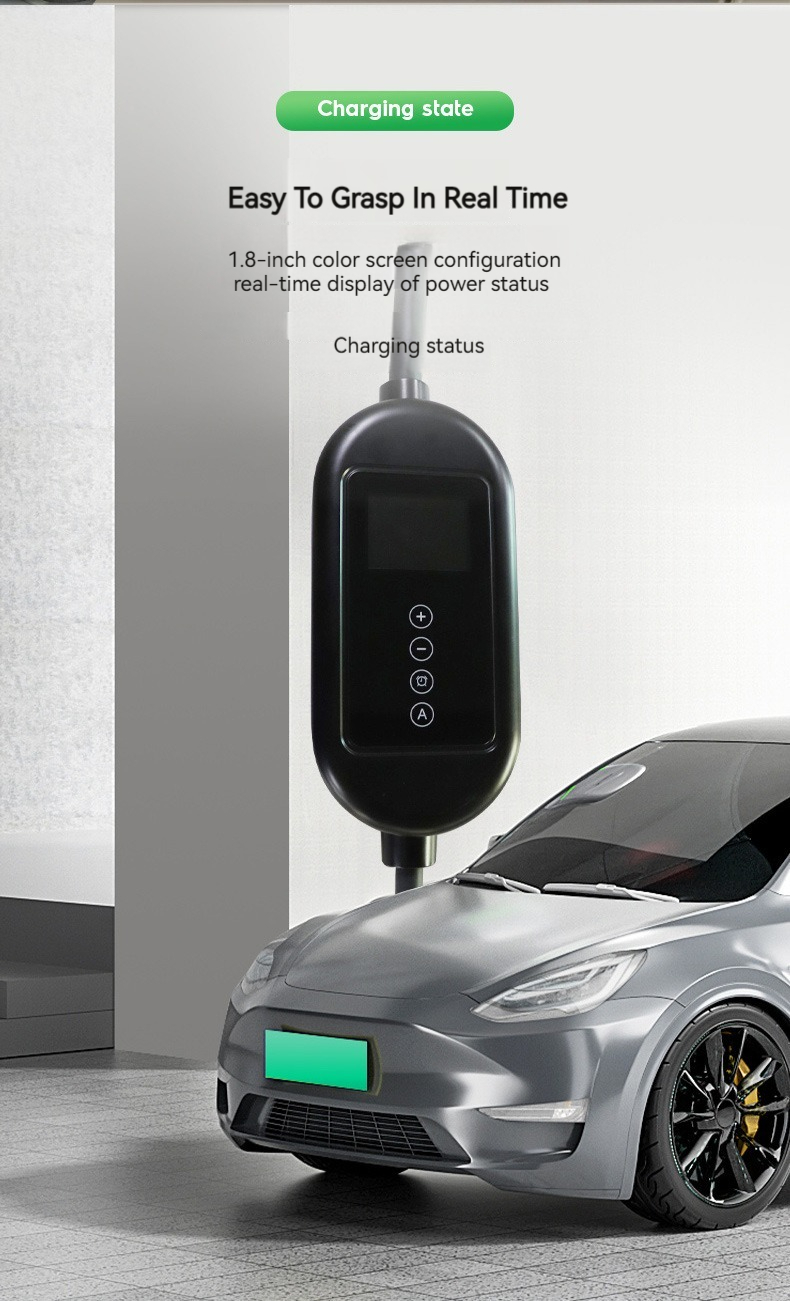 16A Fast AC Car Charger for Tesla 3.5kW to 11kW EV Charging Station Purpose Replace/Repair Security Overvoltage Protection