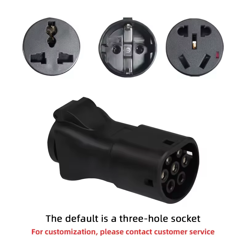 3.5KW Max Rated power White Customizable Car EV Discharger V2L Head Plug Type2 Outlet MG car Switch Type 2 EV Connectors