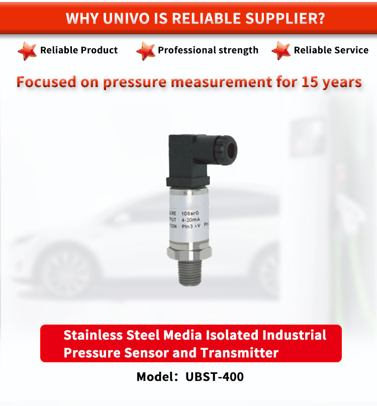 UBST-400Y UNIVO Tank Water Level Sensor Versatile Output Options for Easy Integration