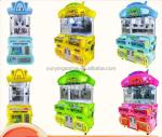 Small Dolls Vending Mini Toy Claw Machine 30KG Metal Acrylic Coin Operated