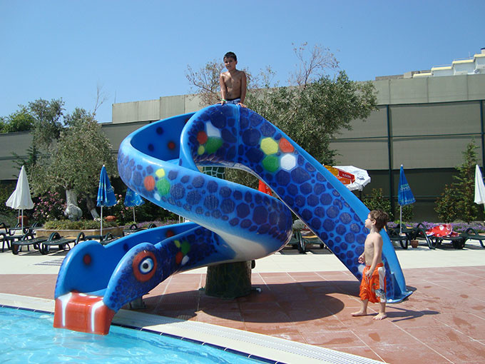 Commercial Water Park 5 In 1 Fiberglass Pouring Water Buckets For Splash Zone