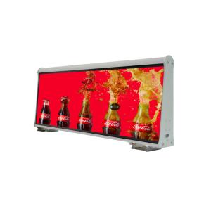 Quality Waterproof IP65 Taxi Top Advertising Screen 3840Hz Refresh Rate wholesale