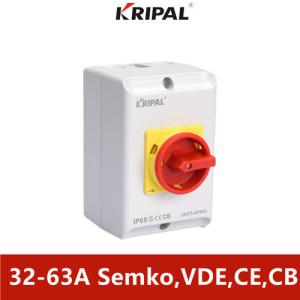 Quality 3 Pole IP65 Rotary Isolator Switch 230-440V 32Amp IEC Standard wholesale