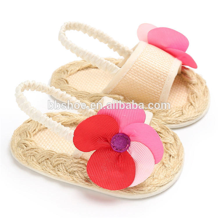 New designed Colorful flower slipper 0-18months First walker baby slipper