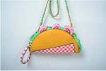 2016 new creative personalized dumplings shoulder bag fashion printed mini