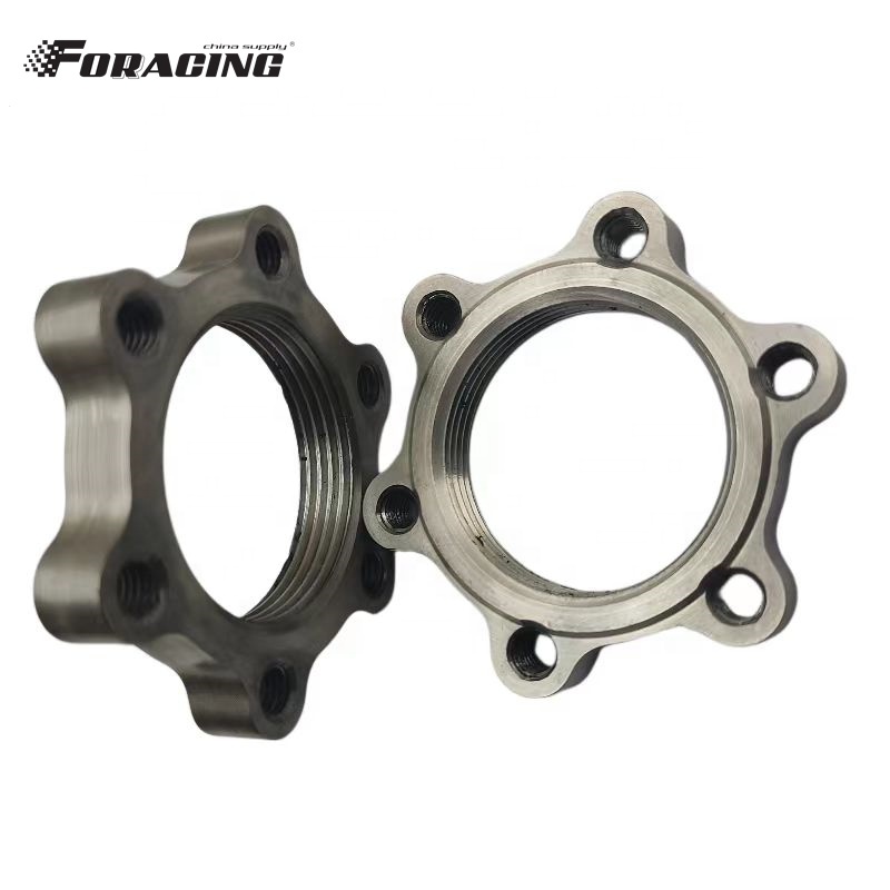 Experience Unmatched Racing Car Performance with Silver 1-3/16"-18 Titanium Spindle Locking Nut