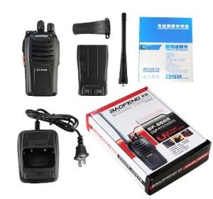 China BF-666S Professional Two Way Radios , Dual Band 5 Watt Ham Two Way Radio on sale