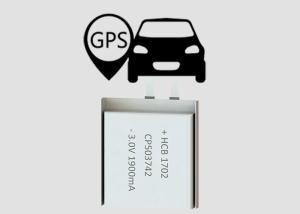 Quality 1900MAh CP503742 Li - MnO2 Flat Battery Cell 3V GSM GPRS NB - IoT LoRa AMR wholesale