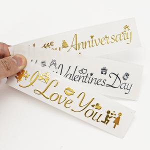 Quality Waterproof Vinyl Label Gold Foil Perfume Stickers for Cosmetic Perfume Bottle Jar Packaging wholesale