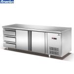 Durable Multipurpose Under Worktop Fridge , 220W Commercial Fridge Undercounter