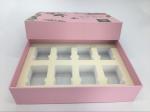 Customized Logo Hot Stamp Paper Gift Bags And Box Set For Gift / Cosmetics