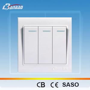 Quality LK4005 white color rocker PC wall switch wholesale