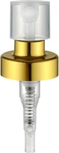 Quality Practical Gold Crimpless Perfume Pump , K402-2 0.13cc Perfume Spray Head wholesale
