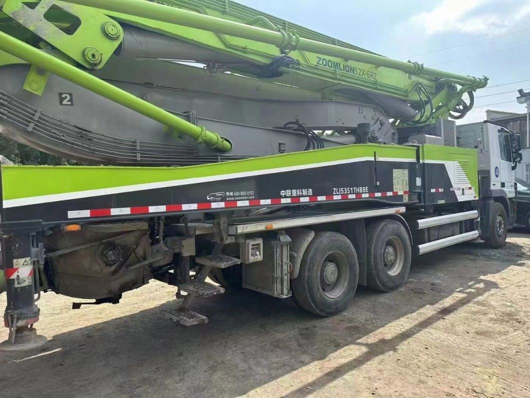 2020 Zoomlion 52m Concrete Pump Truck with Mercedes Benz Chassis Concrete Boom Pump
