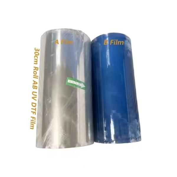 Polymer Cold Transfer Printing Film A And B Film UV DTF PET Sticker Film Roll
