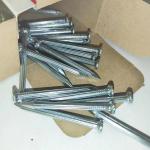 Flat Head Small Steel Concrete Nails Electro Galvanized Carbon 45#