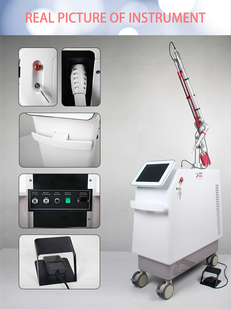 2 In 1 Beauty Therapy Machine 808nm Pico Yag Laser Tattoo Removal Machine