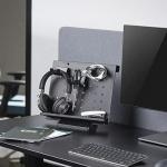 Flexible Metal Pegboard Desk Accessories for Office Gaming Home Magnetic Privacy