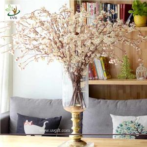 Quality UVG CHR147 Unique wedding favors branch centerpieces in pink artificial cherry flowers for tables wholesale