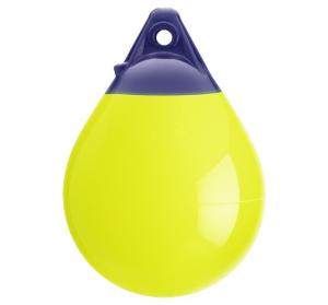 Quality UV Resistance Dock Bumper Ball Inflatable PVC Yellow Mooring Buoys Round Boat Fenders wholesale