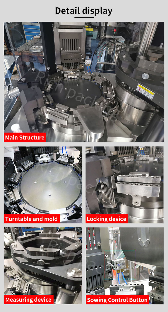 Empty Hard Gelatine Capsule Filling Machine Fully Automatic Pharmaceutical