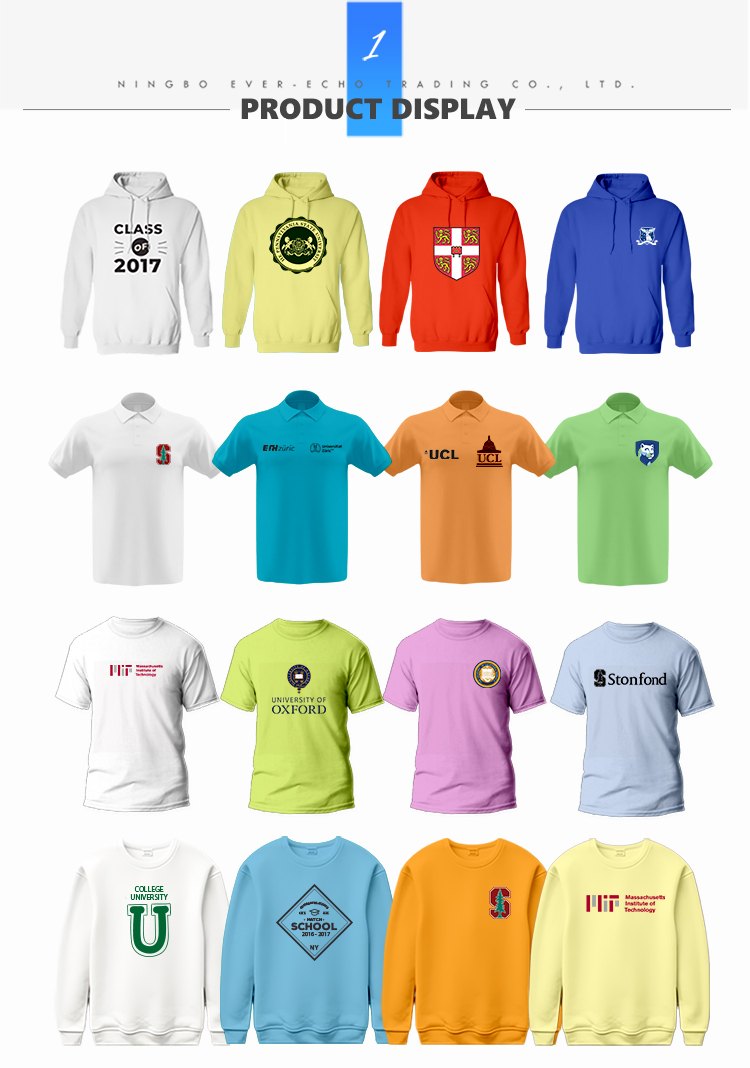 Unisex Custom Design Breathable Fabric University Polo with Customized Logo Design