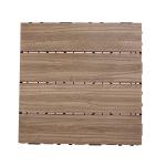 Choosen Outdoor Wood Plastic Composite DIY Interlocking Decking Tiles 300mm