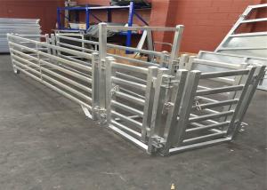 Quality Interpon Powder Coated RAL 6005 USA Livestock Fence Panels 6ft X 10ft wholesale