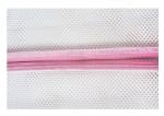 Double folding laundry bag mesh