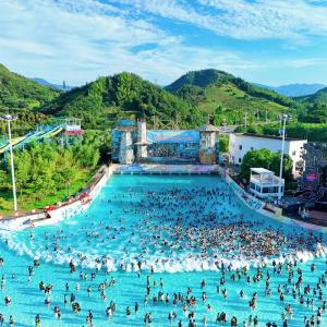 Quality Entertainment Artificial Wave Pool Water Slide Supplier For Resort Hotel wholesale