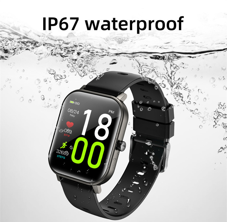 1.91 Inch IPS Fitness Sports Waterproof Smart Watch 128MB IP67