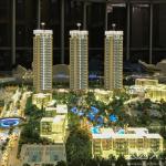 1/110 Shanhai City Residences Model Showcases Luxurious Realism