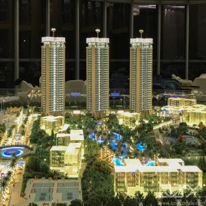Quality 1/110 Shanhai City Residences Model Showcases Luxurious Realism wholesale